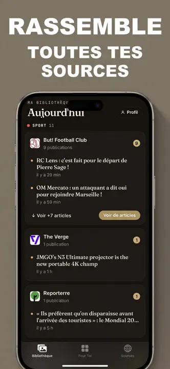 Capture 2 de Mixt: votre actu, un feed