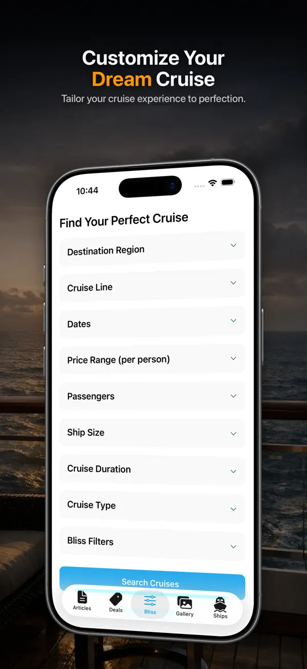 Screenshot #2 pour Cruiseable: Trouver Croisière