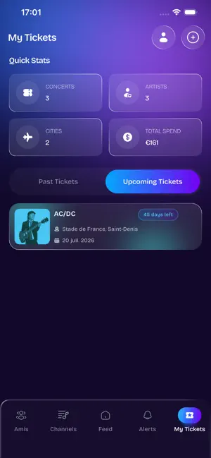 Livit: Concert Fan Community iPhone screenshot 1