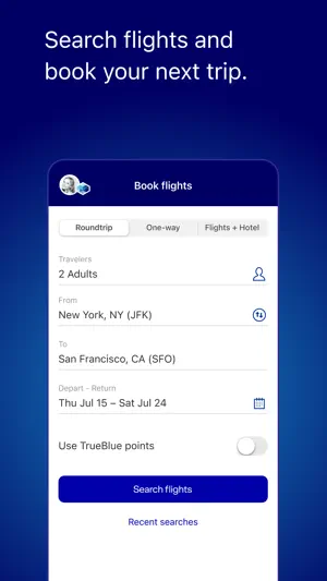 JetBlue screenshot 5