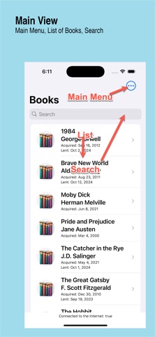 BooksRUs screenshot