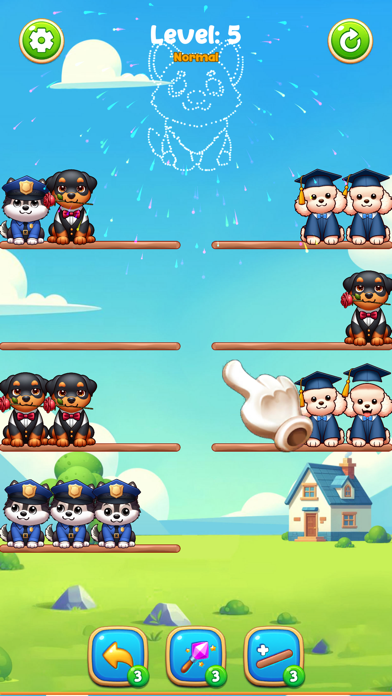 Dog Sort: Puppy Puzzle Screenshot