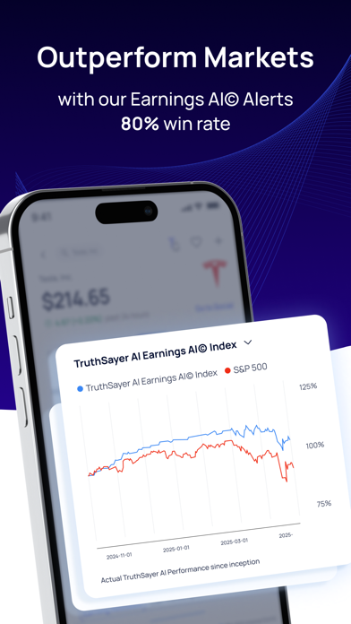 Realtime Stock Events AI iPhone screenshot 2 - Finance app