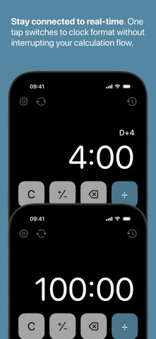 TimePro: Time Calculator iPhone screenshot
