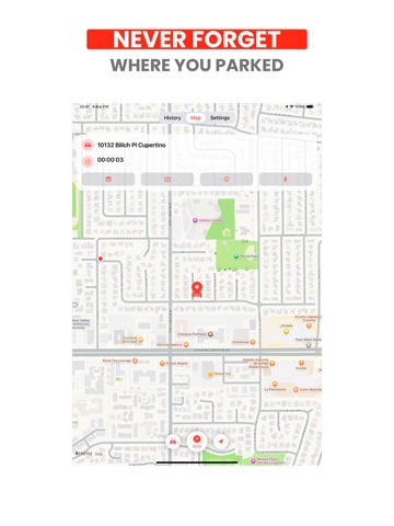 Find My Car -  Pinn iPad screenshot