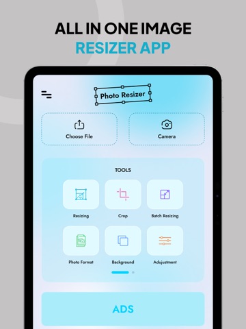Image Resizer : Resize Photos iPad screenshot