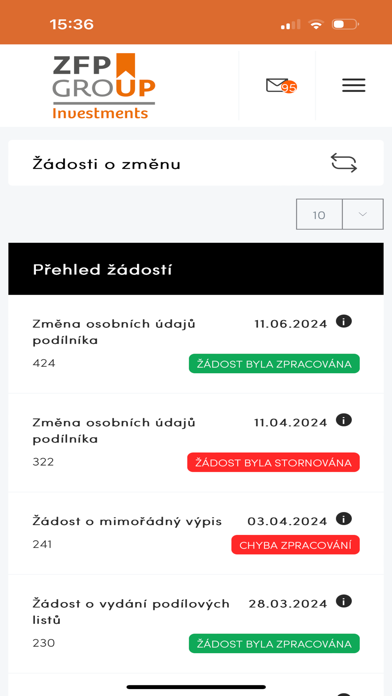 ZFPI Online screenshot