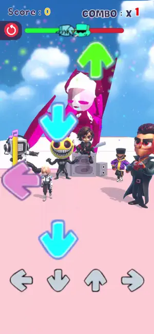 Beat Swipe : Music battle Funk screenshot 1