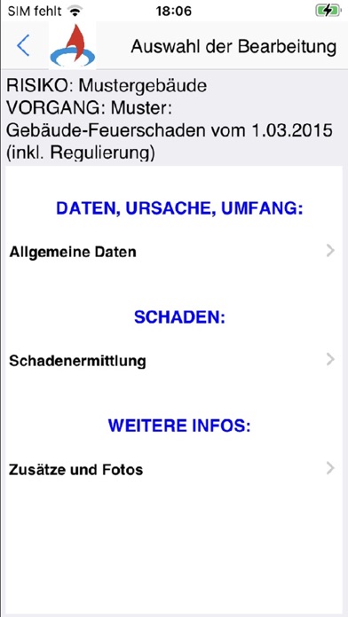 Schaden Gutachter App Screenshot