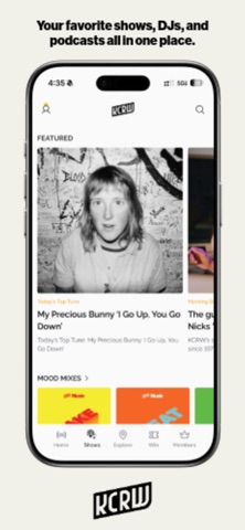 KCRW app screenshot 2