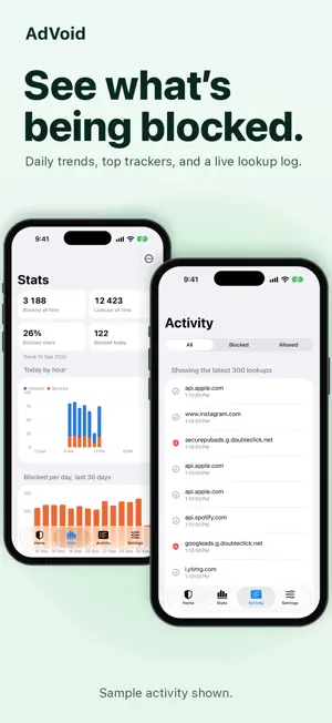 AdVoid: Block trackers & ads screenshot 2
