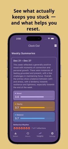 Clock Out: Work Stress Journal Screenshot 3 of 4