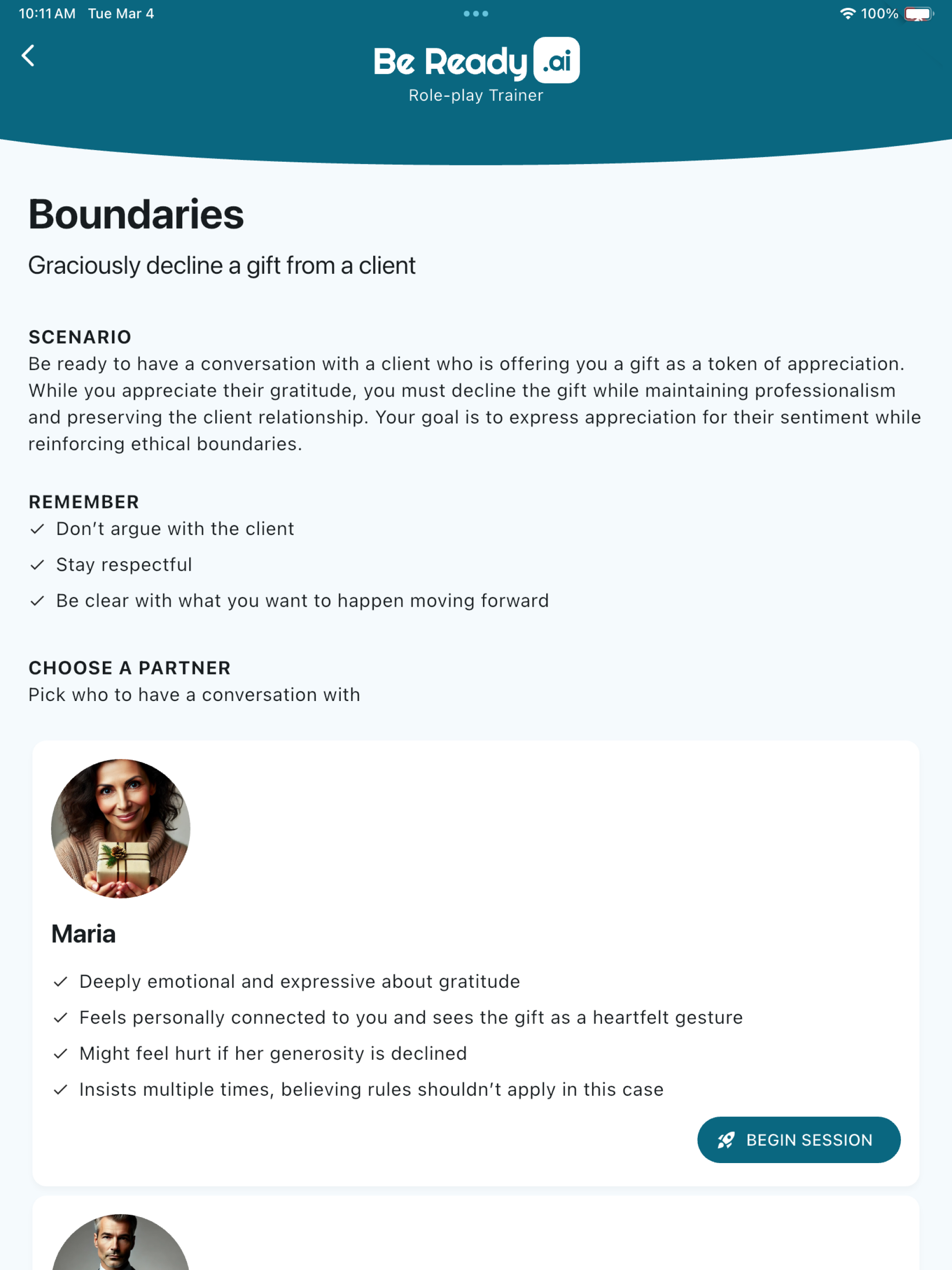 BeReadyAI - My Coach Partner
