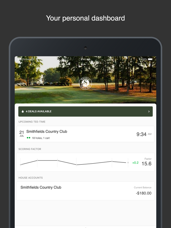 Smithfields CC iPad screenshot 2 - Sports app