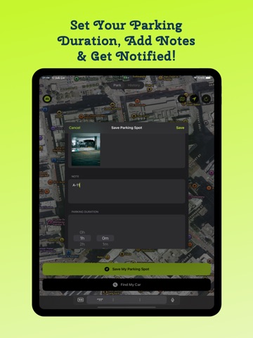 Parked Here - Find My Car iPad screenshot