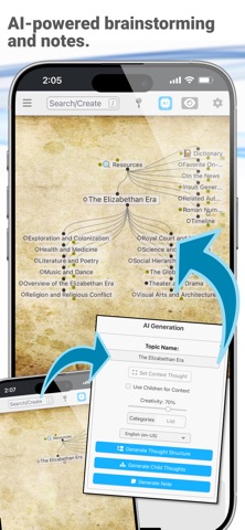 TheBrain: Smart Notes & Links iPhone screenshot