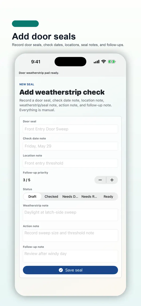 Screenshot #2 pour Door Weatherstrip Check Pad