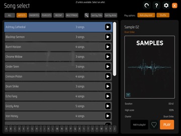 DrumStrike iPad screenshot