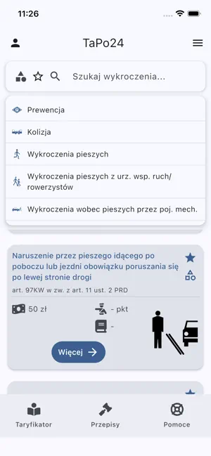 TaPo24 TAryfikator POlicyjny 2 iPhone screenshot 2