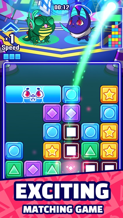 Neon Rumble - Puzzle Match PvP screenshot-0