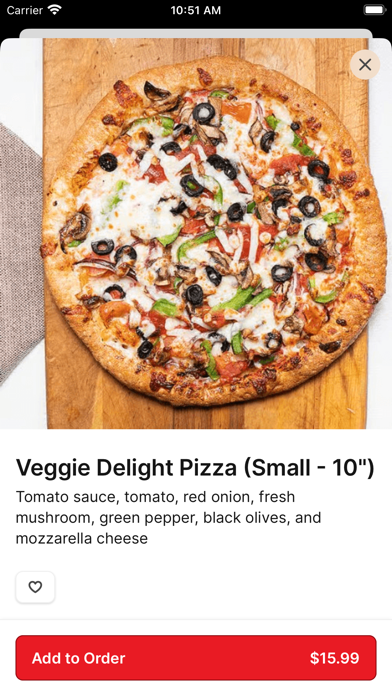 Rome Pizza & Sub To Go iPhone screenshot 3 - Food & Drink app