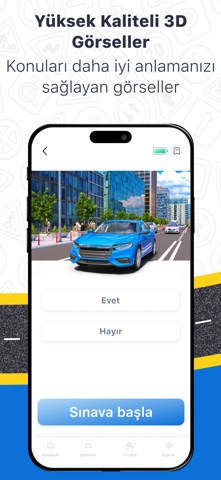 Emyat: Ehliyet Sınav Soruları iPhone screenshot