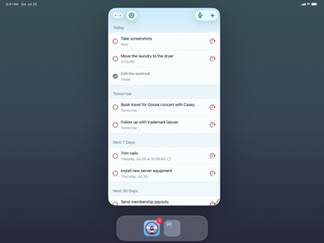 Unforgetful: Never Lose a Task iPad screenshot