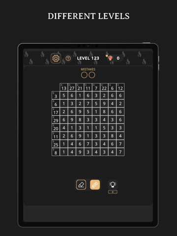 Numbers Puzzle - Number Sums iPad screenshot
