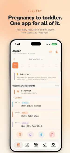 Lullaby: Baby & Bump Tracker screenshot 1