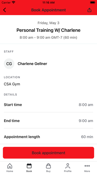 CSA GYM Blackhawk Screenshot