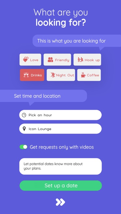 Glaries - Dating App Screenshot