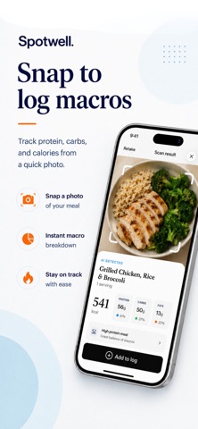 SpotWell: AI Calorie Counter Screenshot 1 of 6