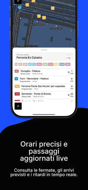PadoVia - Bus in tempo reale iPhone screenshot 3
