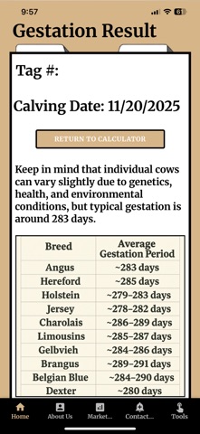 McDaniel Livestock Exchange screenshot