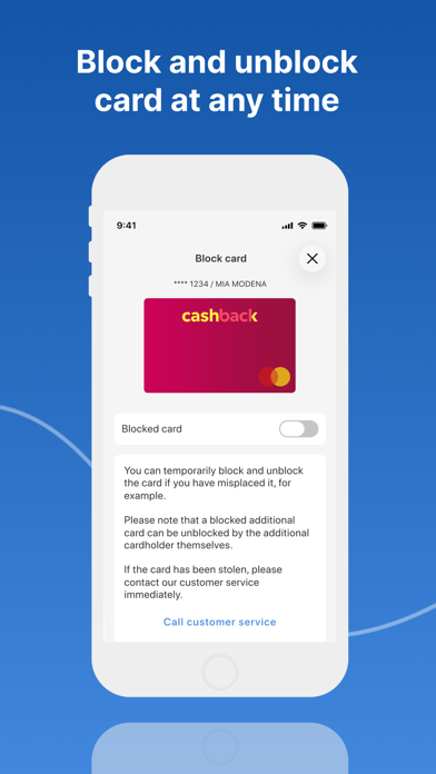 Swisscard iPhone screenshot
