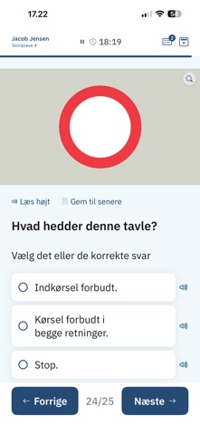 Teoriprøver.dk screenshot