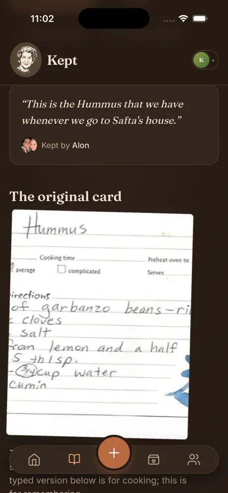 Kept screenshot 4