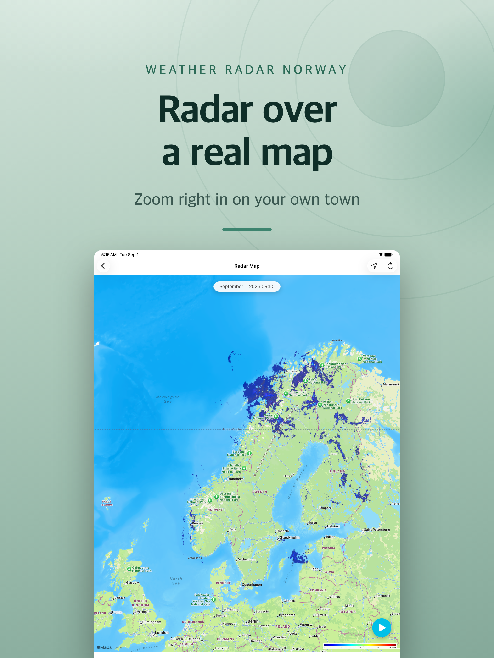 Weather Radar Norway – Rain screenshot 9