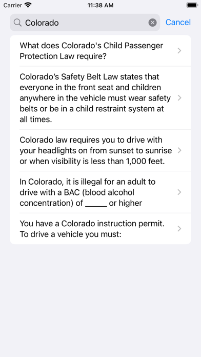 Colorado Driving Test -DMVCool Screenshot