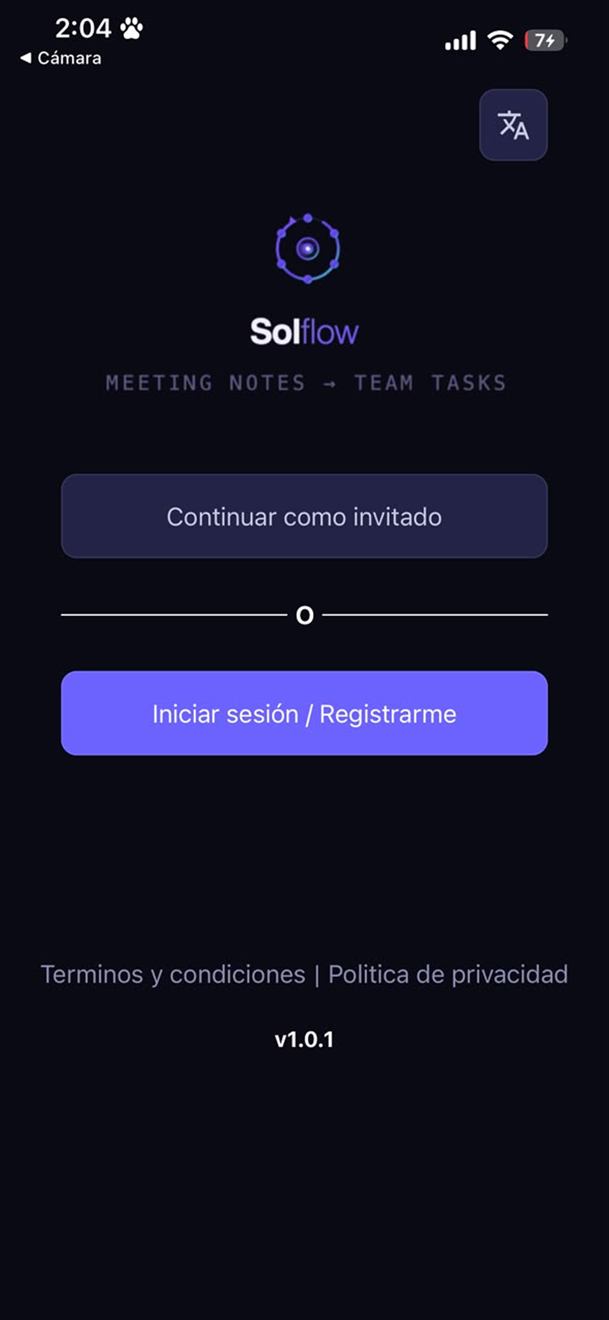 Solflow screenshot 3