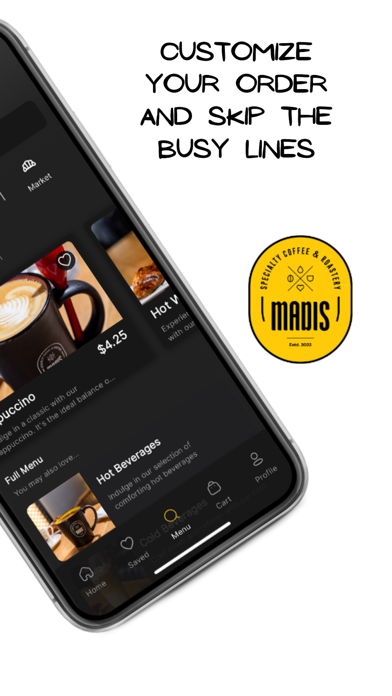 Madis Coffee Roasters Screenshot