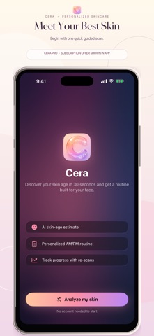 Cera: Skin Age & Routine Screenshot 5 of 6