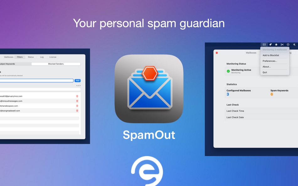 #1. SpamOut (macOS) Podle: xProline