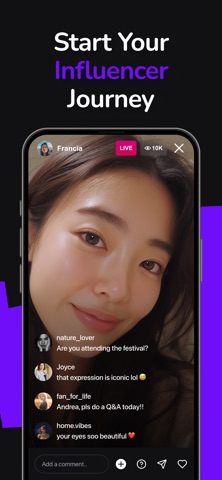 InfluAI: Be an influencer screenshot