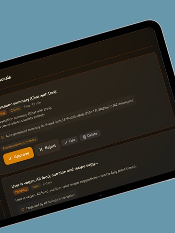 AICoven: Local AI Chat iPad screenshot