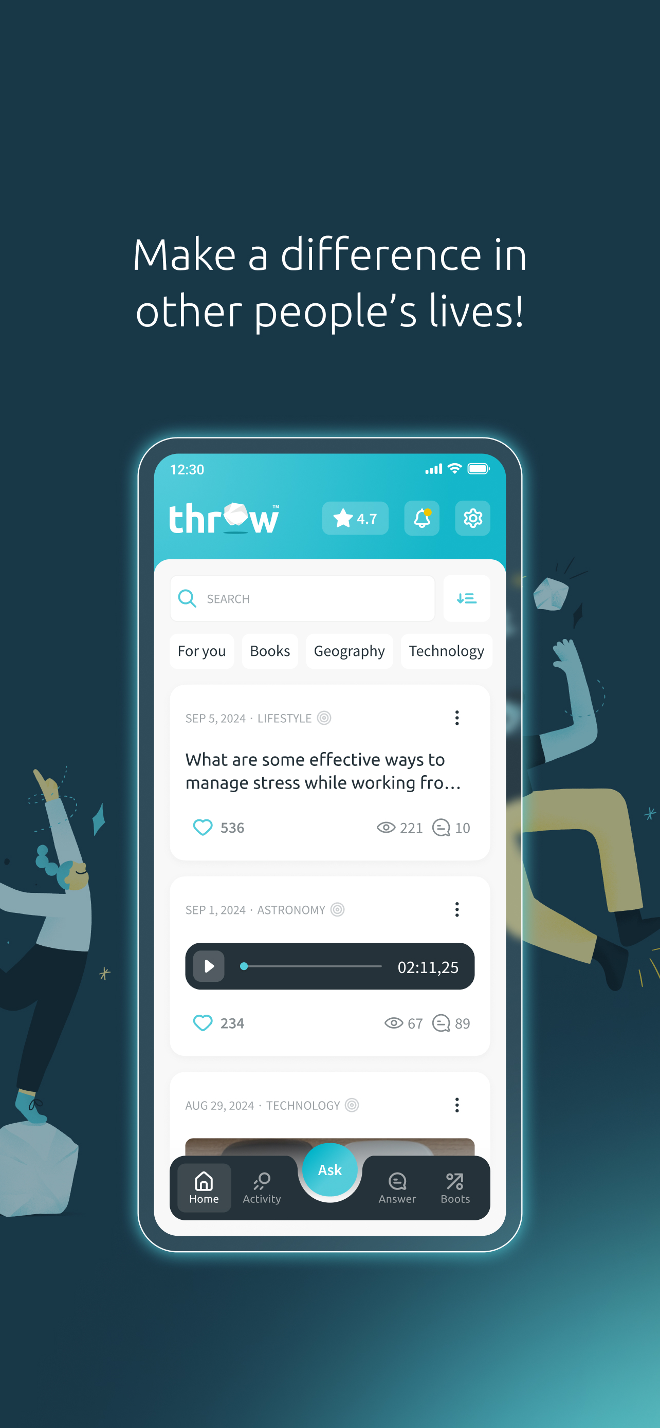Throw Questions & Answers
