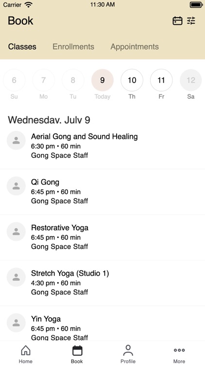 Gong Space Holistics