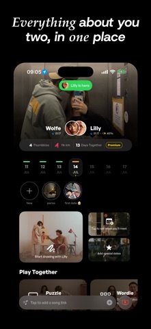 Thumbkiss: Couples App iPhone screenshot 5
