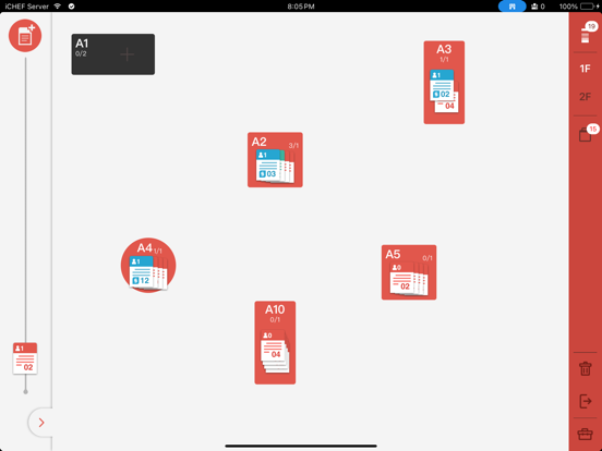 iCHEF POS iPad screenshot