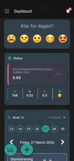 Treningskompasset screenshot 1
